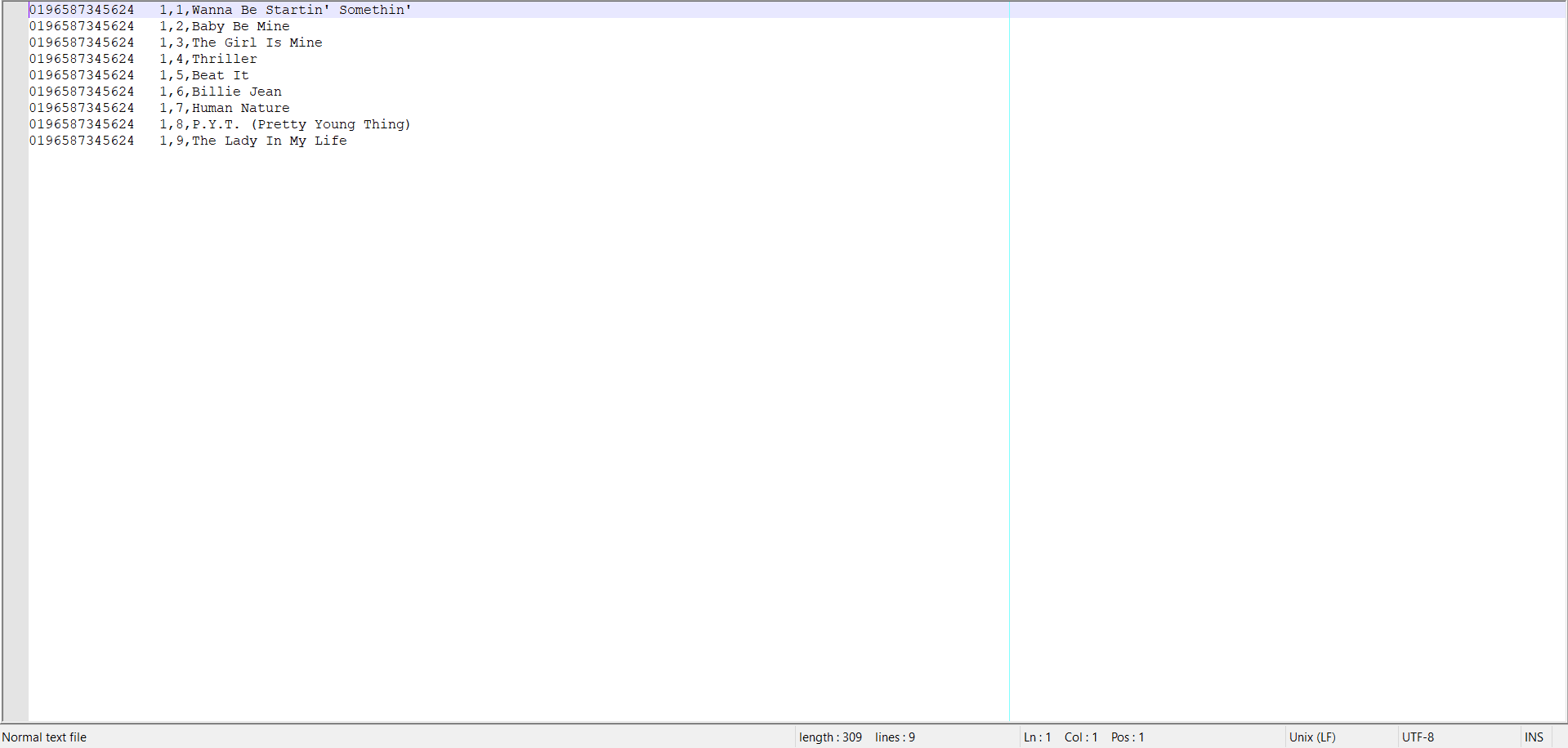 Export options and final formatted results